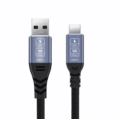 usb3.1 veri kablosu USB3.0 - TypeC yüksek hızlı 10G iletim kablosu mobil sabit disk kablosu cep telefonu PD şarj kablosu - 9