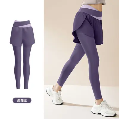 Kadın Yoga Pantolonu, Yüksek Bel, Yan Cepli, Şeffaflık Önleyici Spor Pantolonu - 7