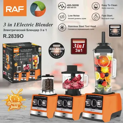RAF 3-in-1 Entsafter, Fleischwolf und Mühle - 3