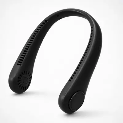 Asılı boyun fanı usb şarjlı tembel yapraksız sessiz rüzgar enerjili büyük sınır ötesi dış mekan mini küçük portatif fan - 11