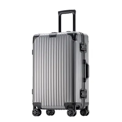 20 Zoll Aluminium-Magnesium-Legierung Reisekoffer aus Deutschland Herren und Damen Business Handgepäck Trolley Koffer Großhandel vollständige Aluminium-Magnesium-Legierung - 6