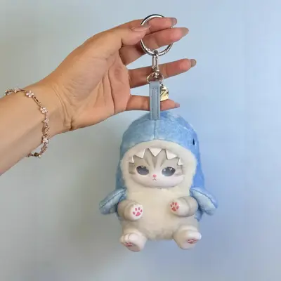 Mofusand Shark Cat Blind Box Vinyl Plush Figure Keychain - 9