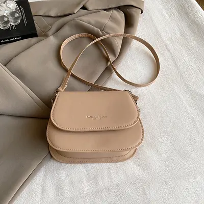 Candy-Colored Women's Shoulder Saddle Bag, Autumn and Winter Style - 11
