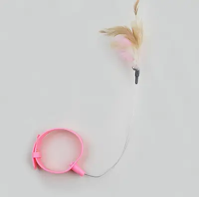 项圈逗猫棒羽毛款告别懒猫释放猫咪野性宠物玩具互动自嗨解闷逗猫 - 8