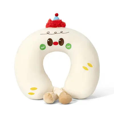 Cartoon U-Shaped Memory Foam Travel Pillow with Neck Support - 12