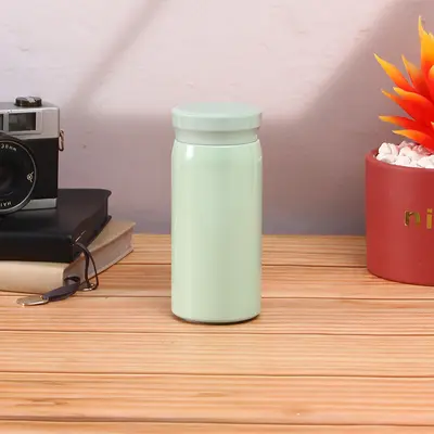 Minimalist Paslanmaz Çelik Mini Termos Bardak, Cep Boy - 11