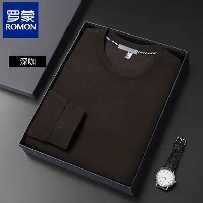 Men's Round Neck Long Sleeve Sweatshirt, Spring 2026 - 12