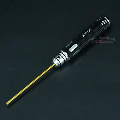 PYFORE RC model tornavida seti, titanyum kaplı altıgen iç anahtar, 3 parça - 8