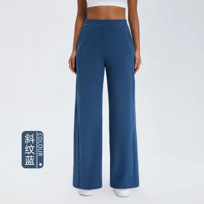 Athena Lulu waffle yoga pants, high waist, straight leg - 8