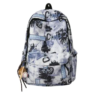 Men's Double-Shoulder Backpack for High School and Middle School Students - 7