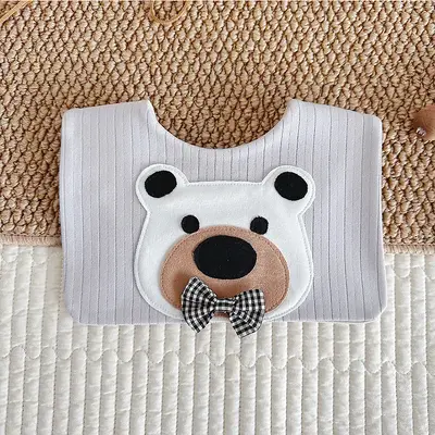 Cotton Baby Bib with Bambi Print, Waterproof - 12