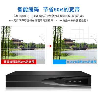 Tianshitong 10 kanallı NVR 5MP sabit disk kaydedici - 5