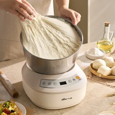 小熊和面机家用揉面机小型厨师机烹饪机和面料理机HMJ-D50S7