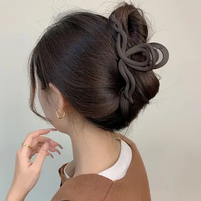 Frosted Claw Hair Clip for Women 2023 New Large Size Hair Clip, for Back of Head, Premium Feel Shark Clip, Hair Accessory Clip.