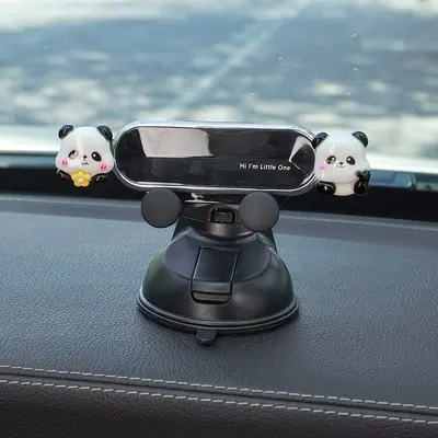 Dashboard Suction Cup Car Phone Holder, Cartoon Design - 10