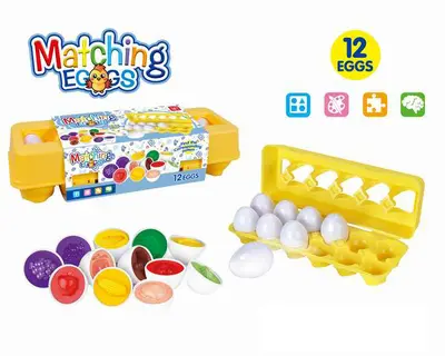 Geometric shape matching toy, twist egg - 7