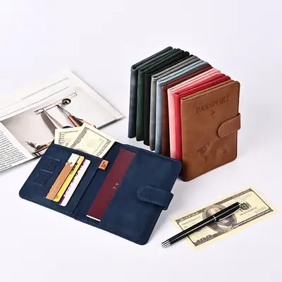 Magnetic passport holder, retro, scratch-resistant - 2