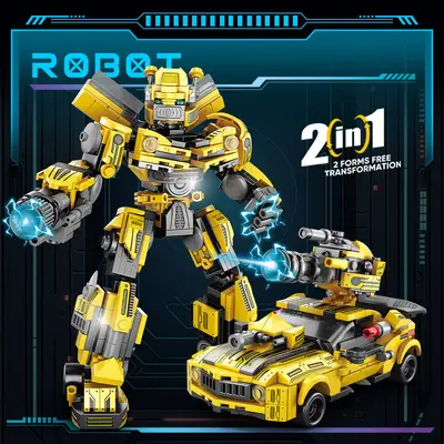 Lego Uyumlu Optimus Prime Dönüşen Robot Yapı Seti