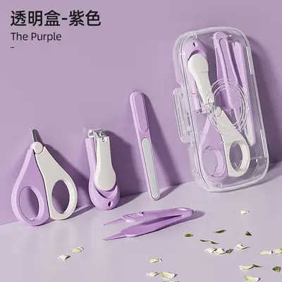 Special set for newborn babies, anti-pinching artifact, nail scissors, nail clipper, baby care tool, baby nail scissors - 8