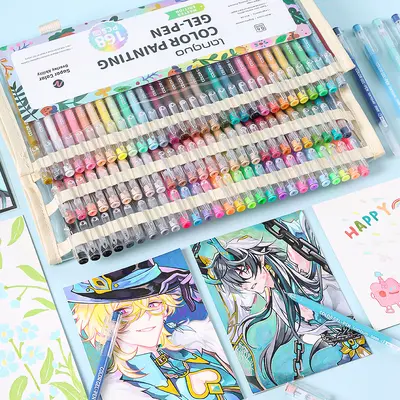 Languo Kunstset Acryl-Markerstifte, Schüler-Geschenkbox