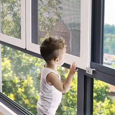 Aluminum Sliding Window Screen with Stainless Steel Mesh - 4
