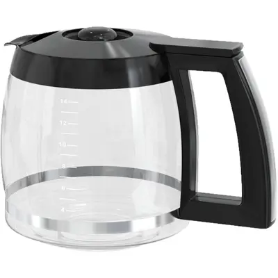 14 fincanlık kahve makinesi sürahisi, Cuisinart DCC-3200/2600 uyumlu, borosilikat cam