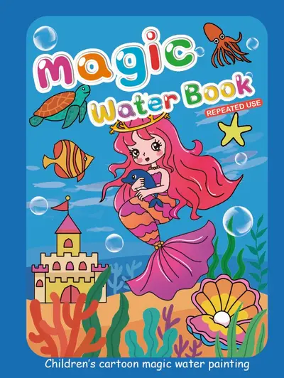 Children's Educational Magic Water Painting Book in English - 10
