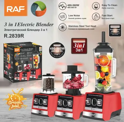 RAF 3-in-1 Entsafter, Fleischwolf und Mühle - 8