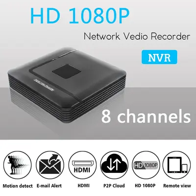 Xiongmai H.265 9 kanallı 4K ağ kaydedici - 2