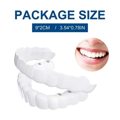 Snap On Smile Silikon Üst ve Alt Diş Kaplaması, Kutulu - 6