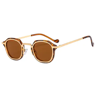 Metal Frame Sunglasses for Men and Women, UV400 Protection - 1