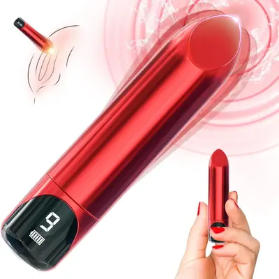 Çoklu frekanslı titreşimli vibratör, dijital ekranlı, boncuklu - 11