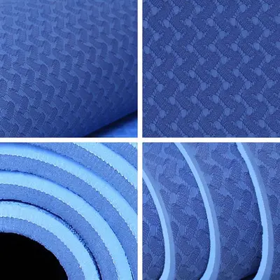 TPE-Yogamatte 8mm, zweifarbig, 183x61 cm - 5