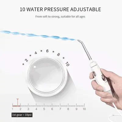 Desktop Water Flosser, Multifunctional Home Teeth Cleaner with Gum Care - 4