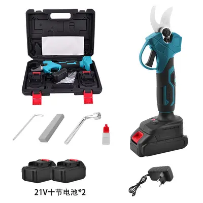 Rechargeable Lithium Electric Pruning Shears, Portable Garden and Fruit Tree Pruner - 12