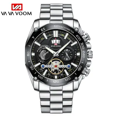 VAVAVOOM leuchtende Trend-Schüleuhr für Herren Tourbillon-Uhr Herrenuhr grenzüberschreitendes Dropshipping - 8