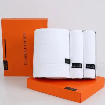 Pure cotton towel gift set, weddings/events, customizable - 4