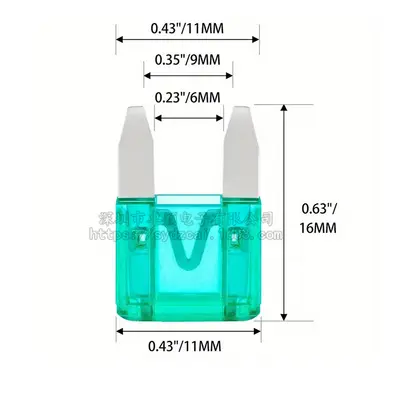 Small Car and Motorcycle Fuse, 1A-40A