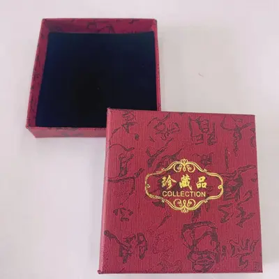 Direct Factory Yellow Fabric Jewelry Bracelet Box Simple Accessories Box Bracelet Box Jewelry Box Wholesale