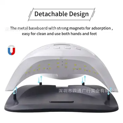 150W LED Akıllı UV Tırnak Sanatı Ayak Tırnağı Spa Lambası Jel Oje Işık Salon Tırnak Kurutma Makinesi.