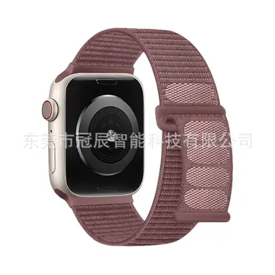 Nylon Watch Strap for Apple Watch, Double-Compartment Loop, Velcro, iwatch987 - 11
