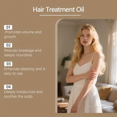 Light Moisturizing Hair Oil, Non-Greasy, Scalp Massage Oil