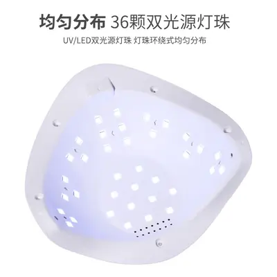 LED tırnak kurutma lambası geniş alan, çift el tutuşlu