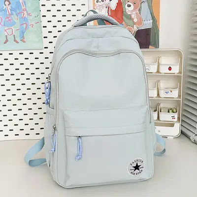 Korean-Style Women's Schoolbag, Lightweight Backpack for High School Students - 11