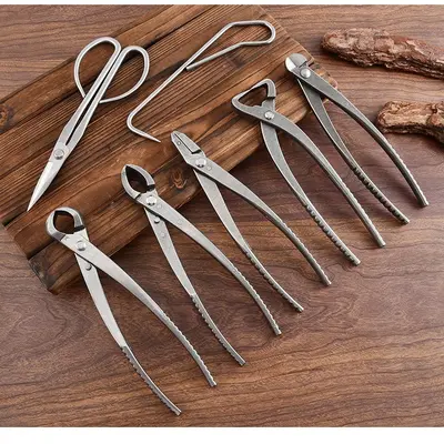 Bonsai Pruning Shear Set, Diagonal Pliers, 6 Pieces