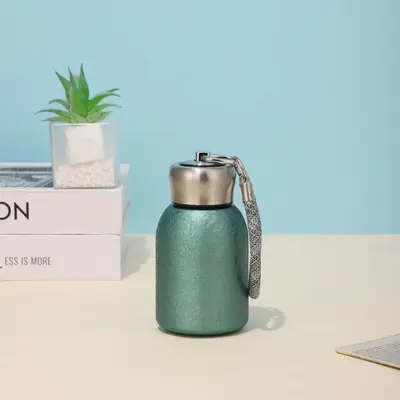 316 Stainless Steel Double-Wall Vacuum Thermos Cup with Loop Handle - 5