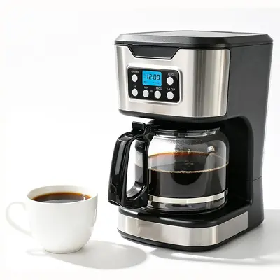 1.8L Drip Coffee Maker with Keep-Warm and Timer Function - 6