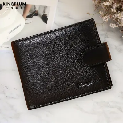 Genuine Leather Men's Wallet, Full-Grain Cowhide, Multi-Card Slots - 3