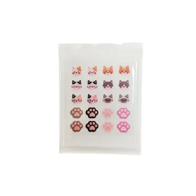 Cartoon Cat Hydrocolloid Acne Patch, Pink Concealer Protective Patch for Girls - 6