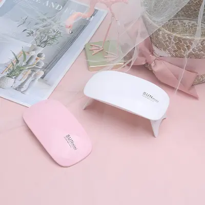 Mini Gel Nail Polish UV Lamp USB Interface Foldable Sunmini Mouse-shaped Phototherapy Lamp Small Nail Lamp